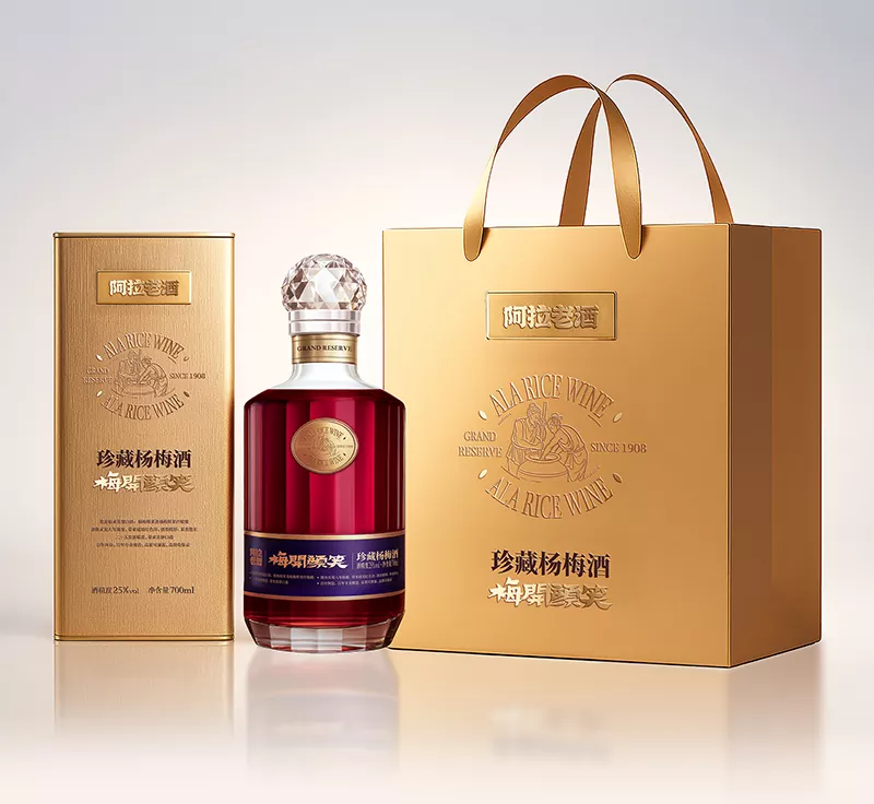 700 ml kinesiskt Bayberry-vin